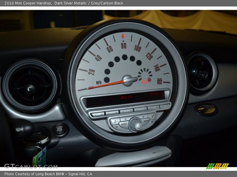 Dark Silver Metallic / Grey/Carbon Black 2010 Mini Cooper Hardtop