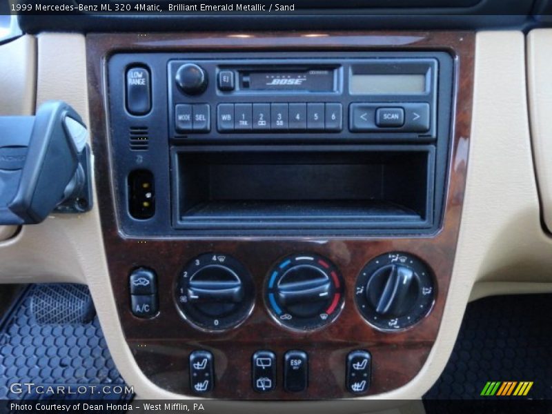 Controls of 1999 ML 320 4Matic