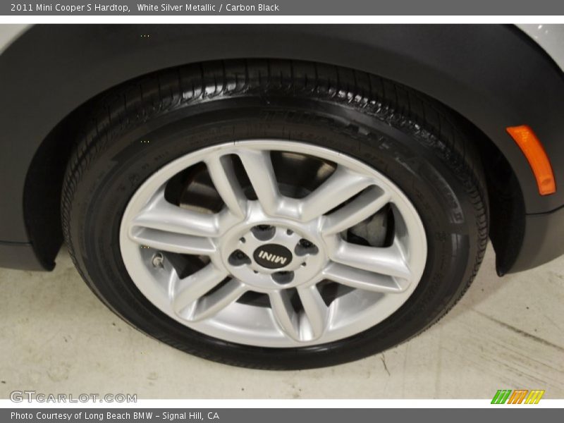 White Silver Metallic / Carbon Black 2011 Mini Cooper S Hardtop