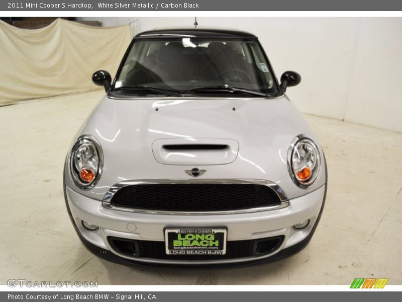 White Silver Metallic / Carbon Black 2011 Mini Cooper S Hardtop