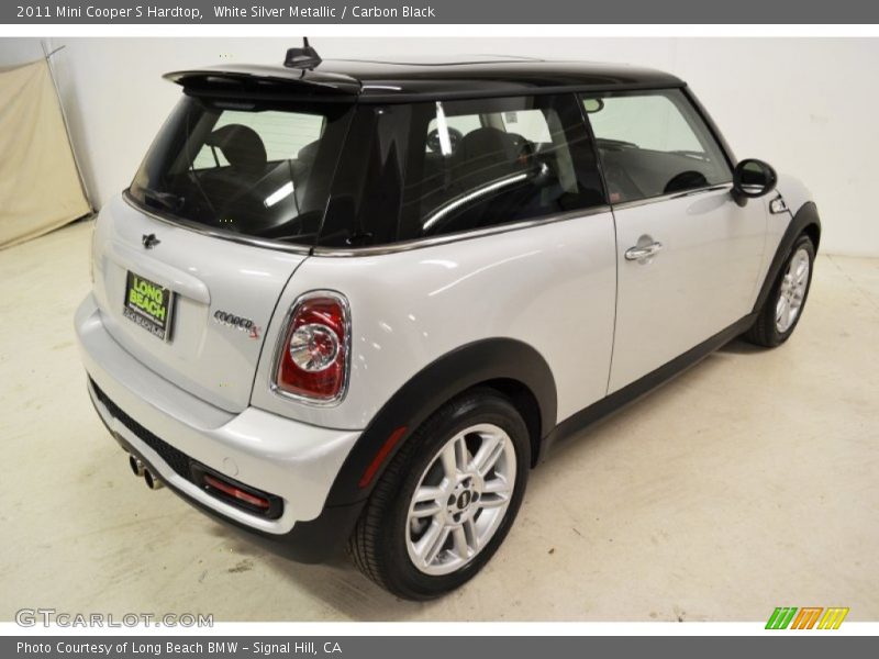 White Silver Metallic / Carbon Black 2011 Mini Cooper S Hardtop