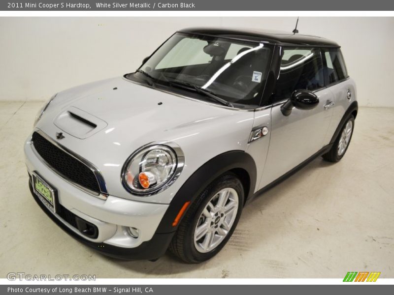 White Silver Metallic / Carbon Black 2011 Mini Cooper S Hardtop