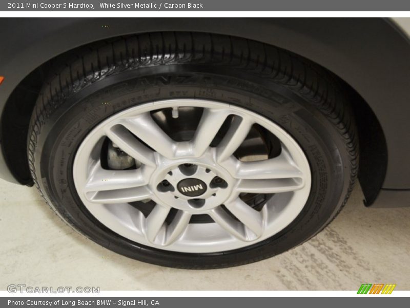 White Silver Metallic / Carbon Black 2011 Mini Cooper S Hardtop