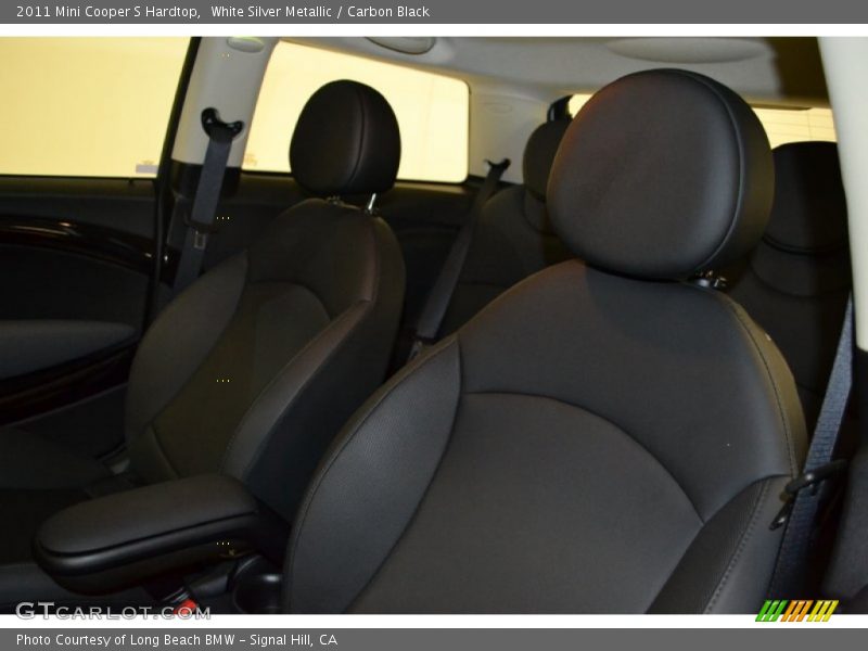 White Silver Metallic / Carbon Black 2011 Mini Cooper S Hardtop