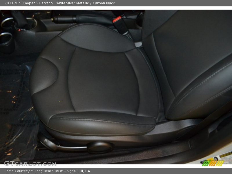 White Silver Metallic / Carbon Black 2011 Mini Cooper S Hardtop