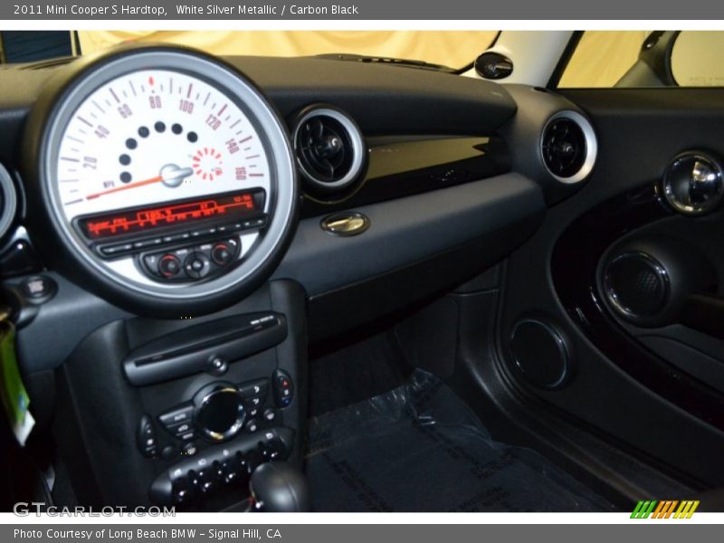 White Silver Metallic / Carbon Black 2011 Mini Cooper S Hardtop