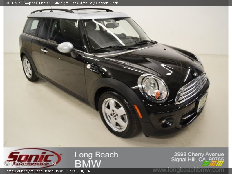 Midnight Black Metallic / Carbon Black 2011 Mini Cooper Clubman