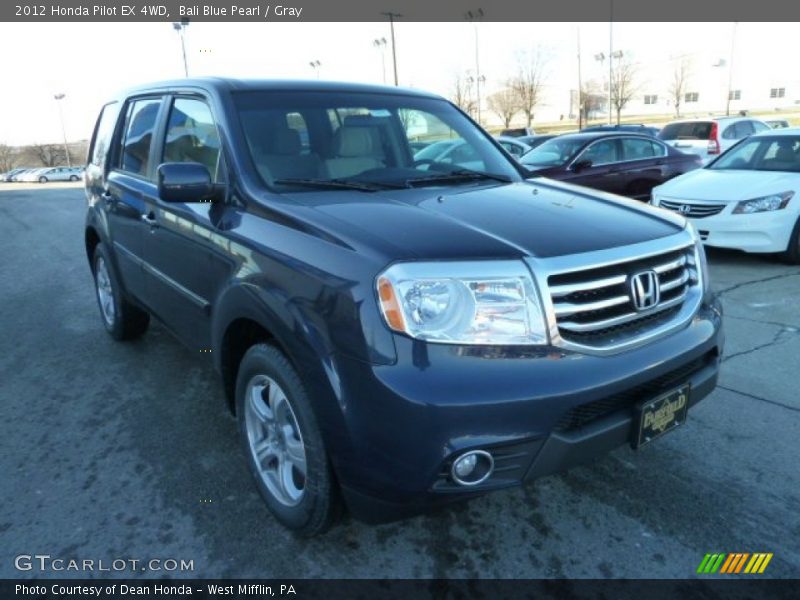 Bali Blue Pearl / Gray 2012 Honda Pilot EX 4WD