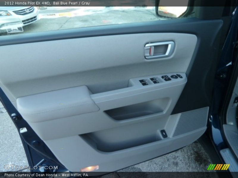 Bali Blue Pearl / Gray 2012 Honda Pilot EX 4WD