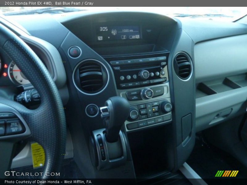 Bali Blue Pearl / Gray 2012 Honda Pilot EX 4WD