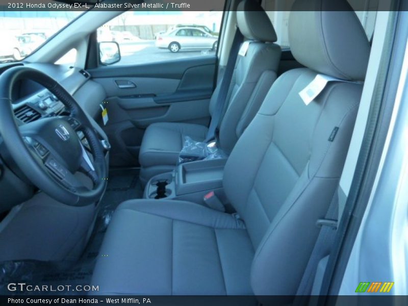 Alabaster Silver Metallic / Truffle 2012 Honda Odyssey EX-L