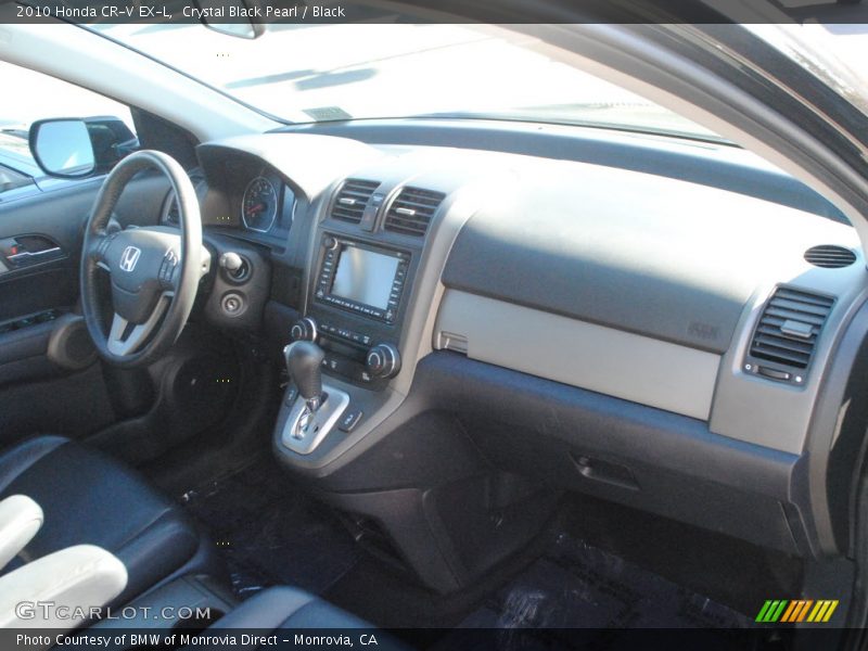 Crystal Black Pearl / Black 2010 Honda CR-V EX-L