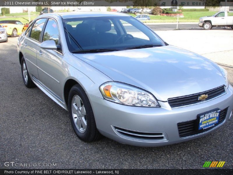 Silver Ice Metallic / Ebony 2011 Chevrolet Impala LS