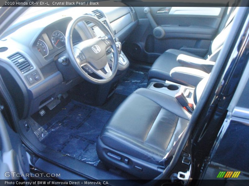 Crystal Black Pearl / Black 2010 Honda CR-V EX-L