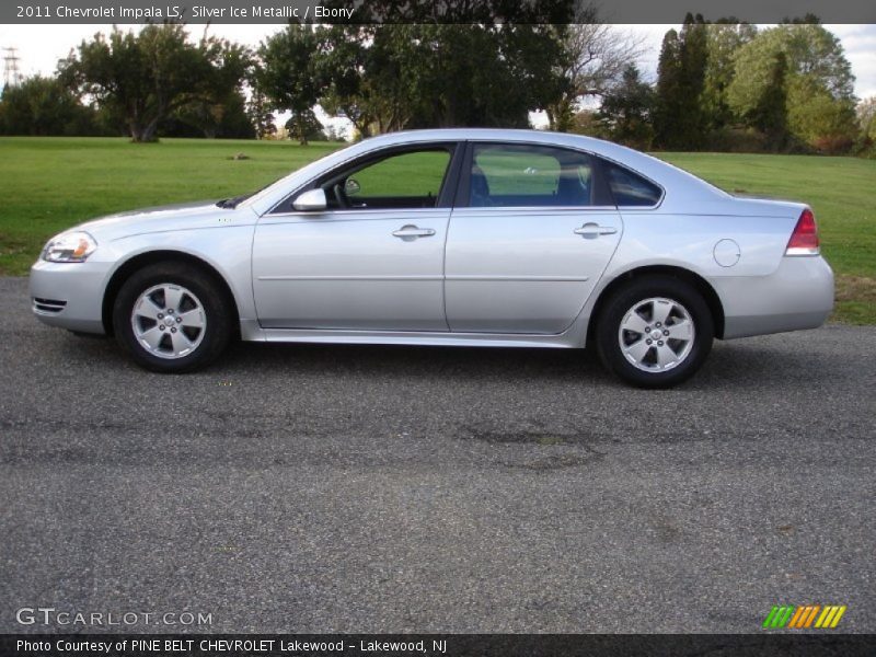 Silver Ice Metallic / Ebony 2011 Chevrolet Impala LS