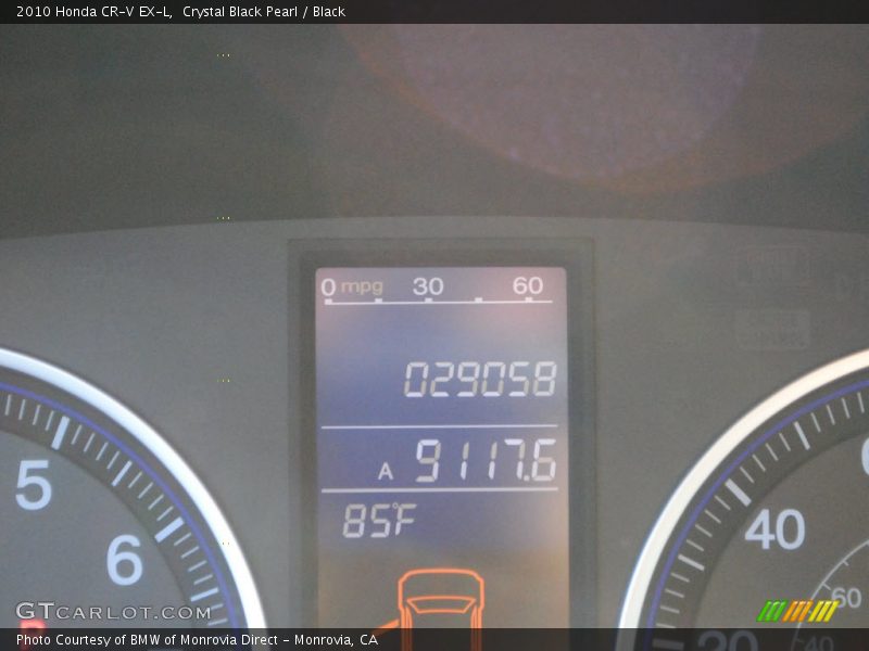 Crystal Black Pearl / Black 2010 Honda CR-V EX-L