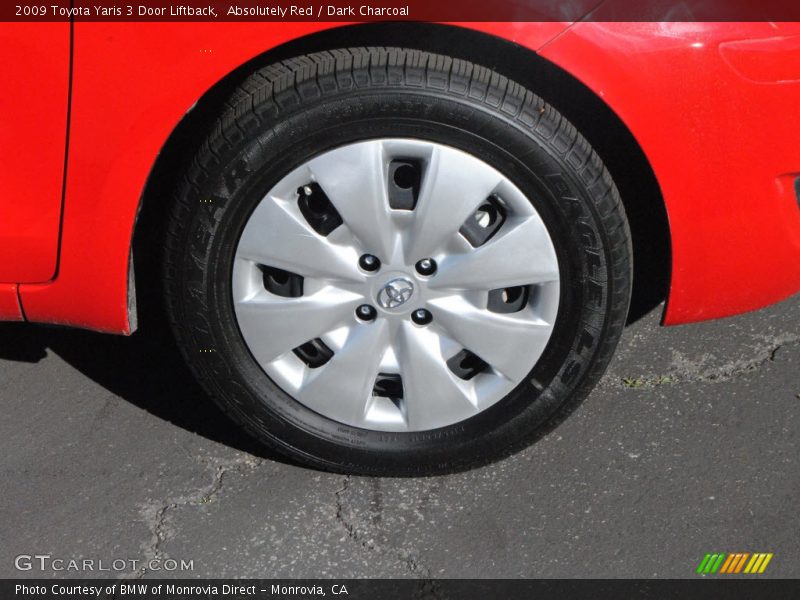 Absolutely Red / Dark Charcoal 2009 Toyota Yaris 3 Door Liftback