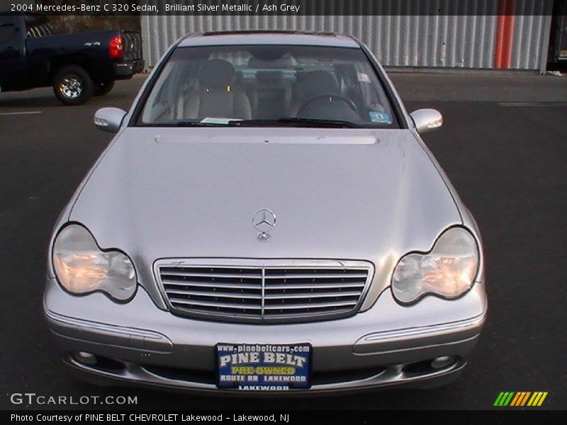 Brilliant Silver Metallic / Ash Grey 2004 Mercedes-Benz C 320 Sedan