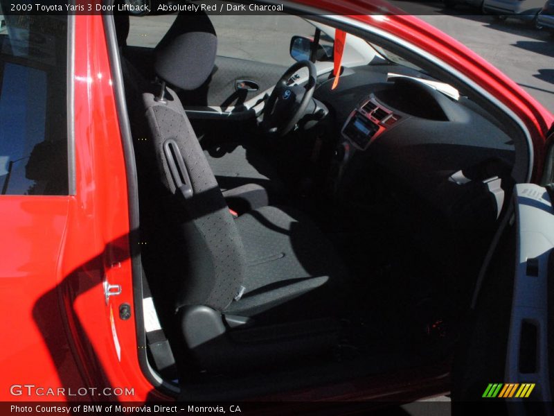 Absolutely Red / Dark Charcoal 2009 Toyota Yaris 3 Door Liftback