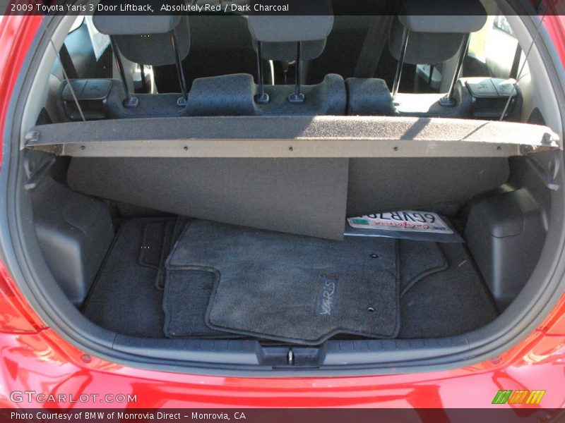 Absolutely Red / Dark Charcoal 2009 Toyota Yaris 3 Door Liftback