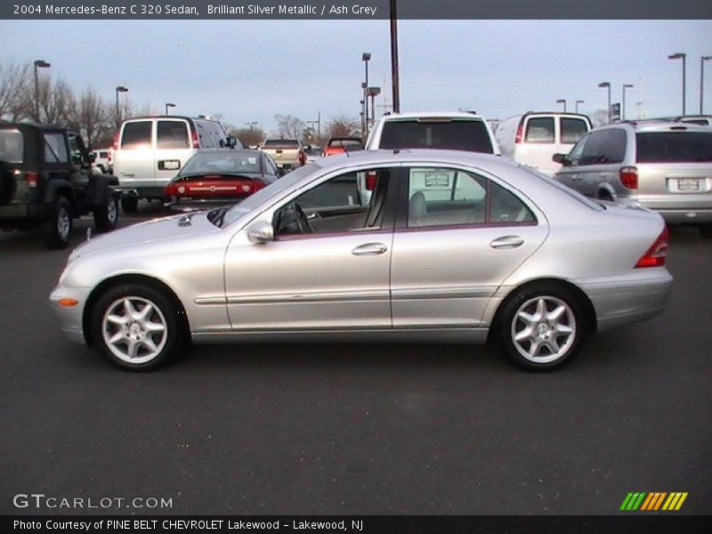 Brilliant Silver Metallic / Ash Grey 2004 Mercedes-Benz C 320 Sedan