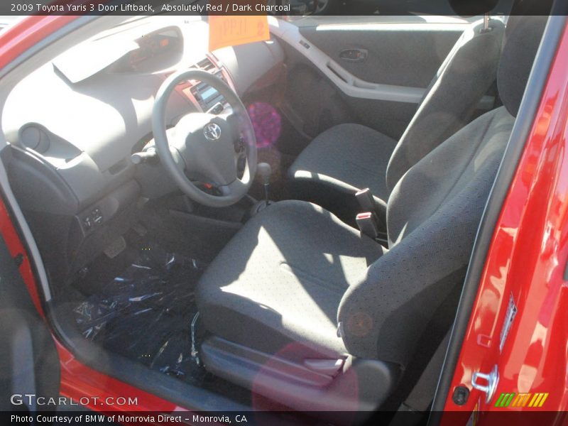 Absolutely Red / Dark Charcoal 2009 Toyota Yaris 3 Door Liftback