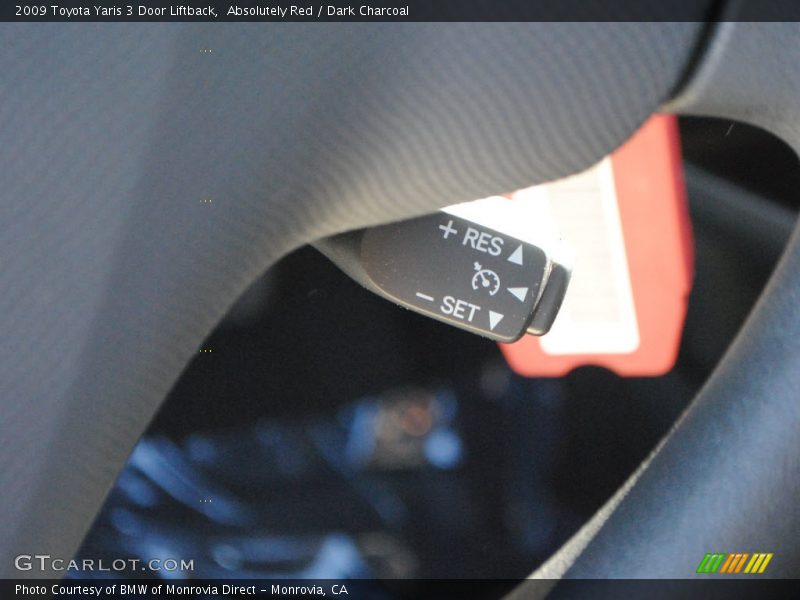 Absolutely Red / Dark Charcoal 2009 Toyota Yaris 3 Door Liftback