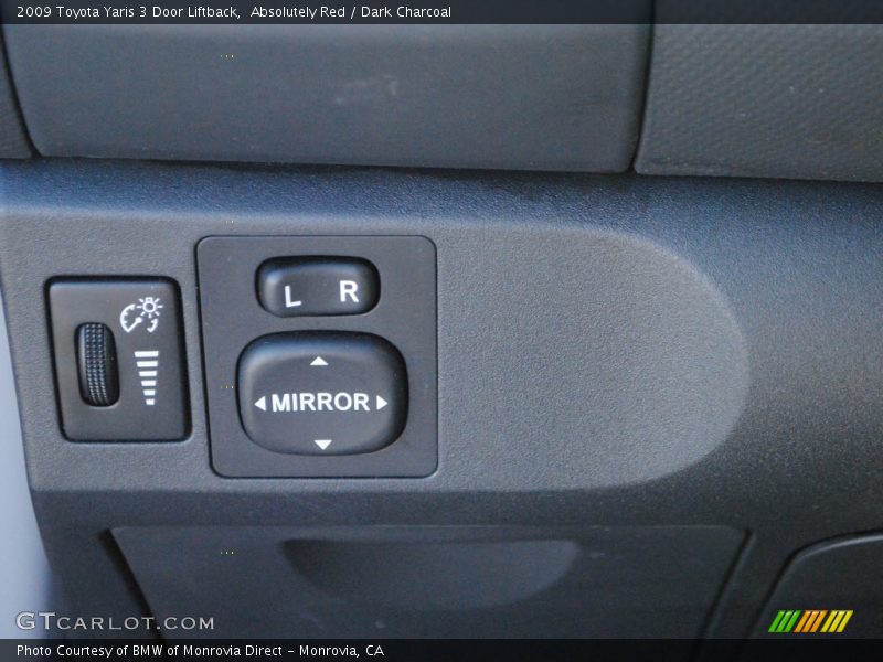 Absolutely Red / Dark Charcoal 2009 Toyota Yaris 3 Door Liftback