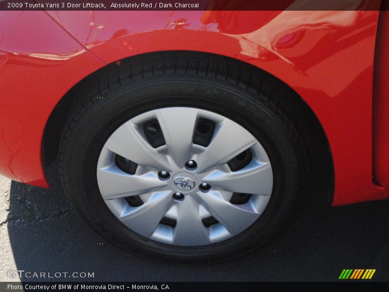Absolutely Red / Dark Charcoal 2009 Toyota Yaris 3 Door Liftback