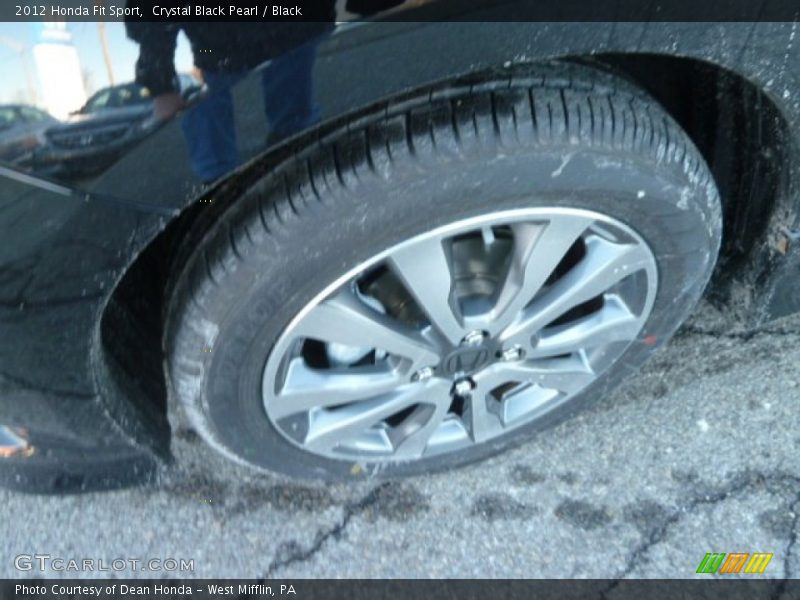 Crystal Black Pearl / Black 2012 Honda Fit Sport
