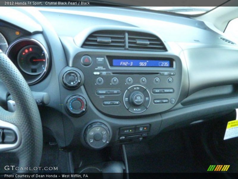 Crystal Black Pearl / Black 2012 Honda Fit Sport
