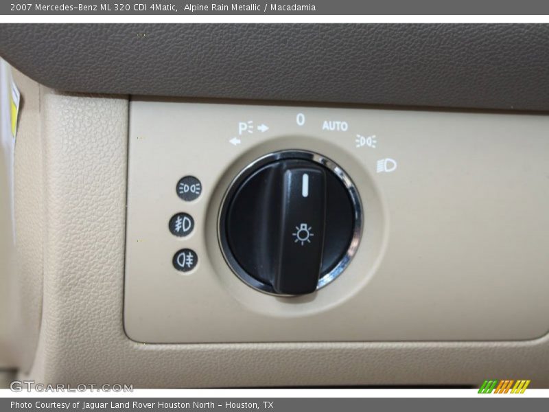 Controls of 2007 ML 320 CDI 4Matic