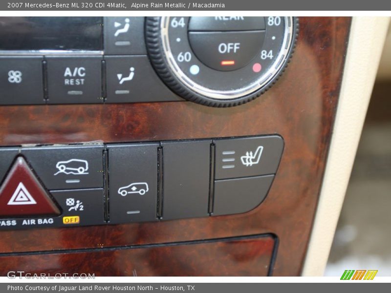 Controls of 2007 ML 320 CDI 4Matic
