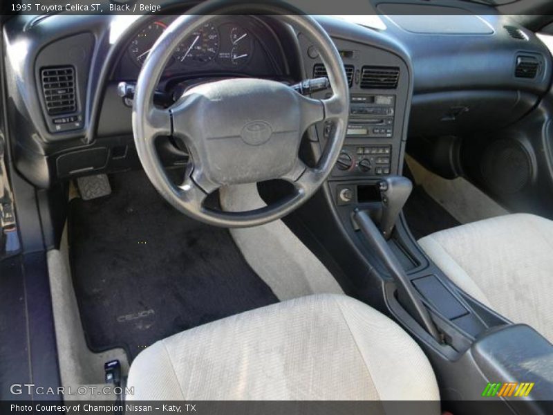 Black / Beige 1995 Toyota Celica ST