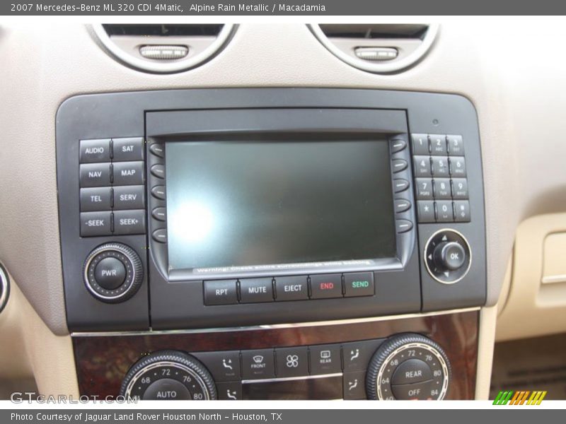 Controls of 2007 ML 320 CDI 4Matic