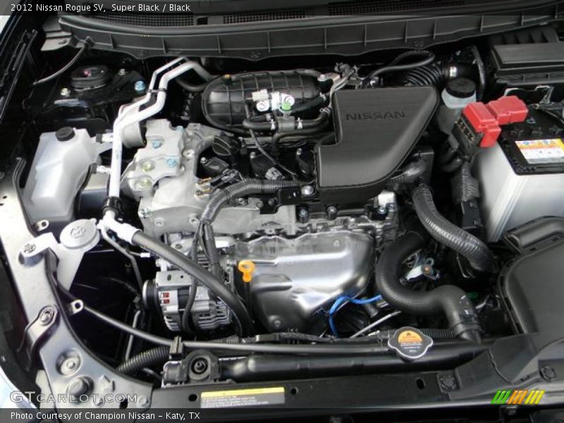 Super Black / Black 2012 Nissan Rogue SV