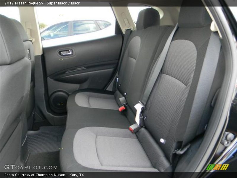 Super Black / Black 2012 Nissan Rogue SV