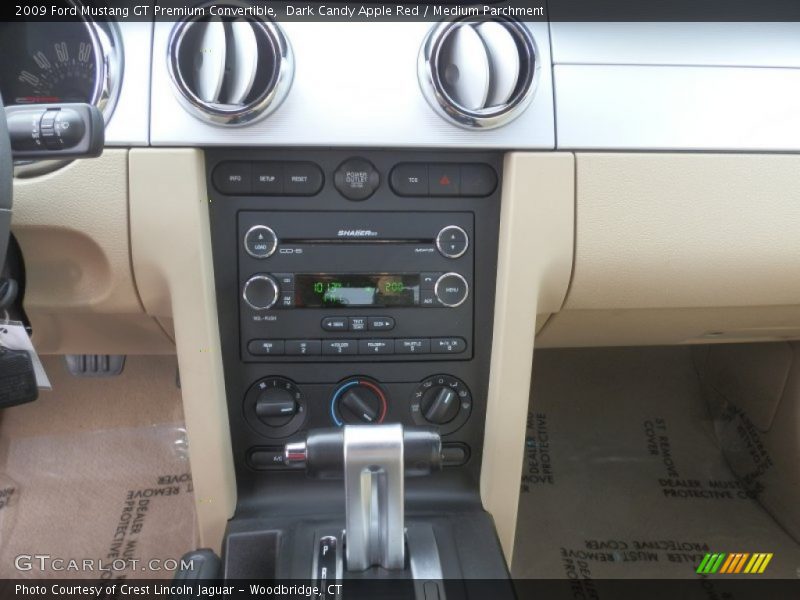 Dark Candy Apple Red / Medium Parchment 2009 Ford Mustang GT Premium Convertible