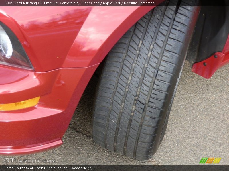 Dark Candy Apple Red / Medium Parchment 2009 Ford Mustang GT Premium Convertible