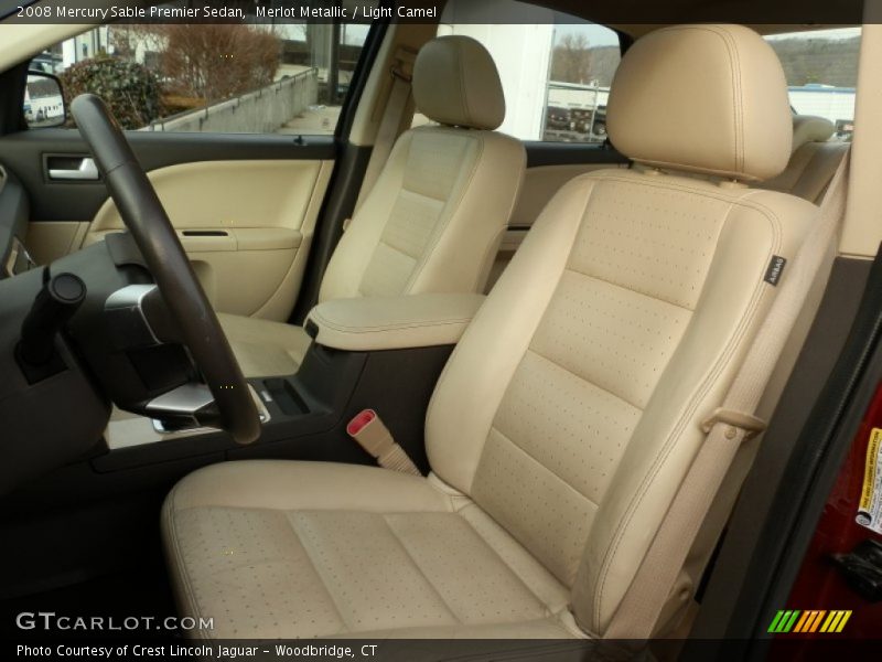 Merlot Metallic / Light Camel 2008 Mercury Sable Premier Sedan