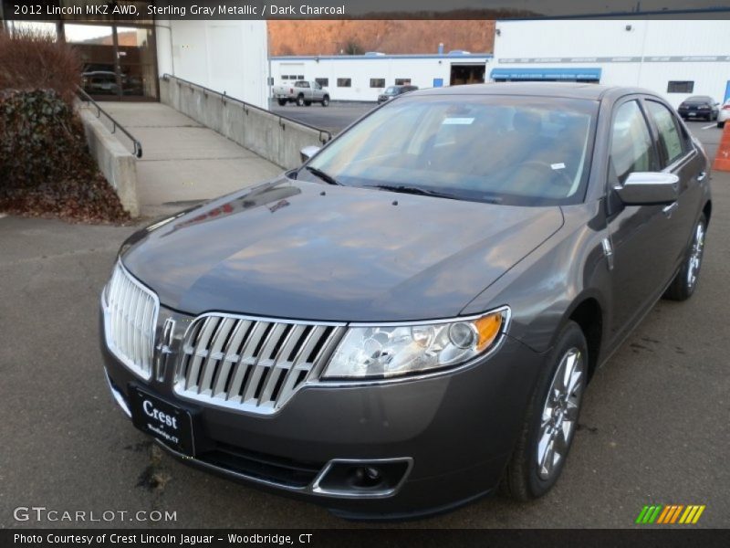Sterling Gray Metallic / Dark Charcoal 2012 Lincoln MKZ AWD