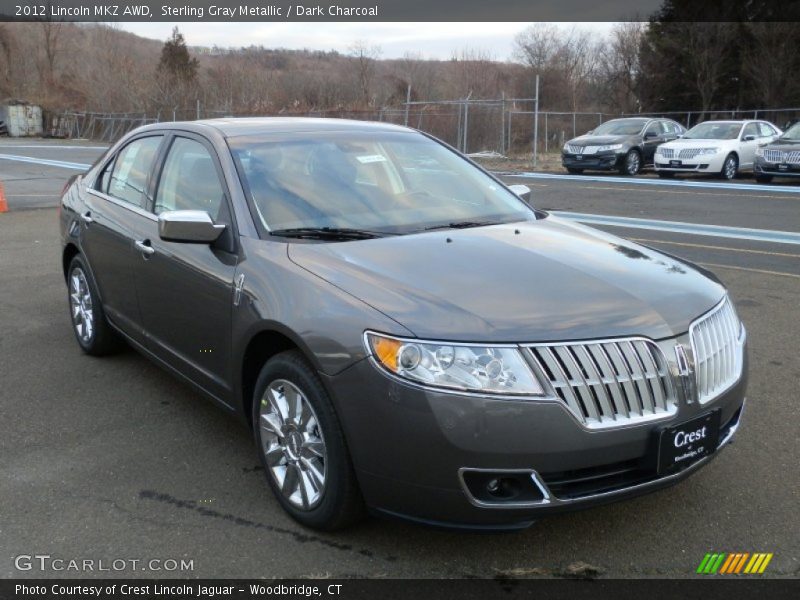 Sterling Gray Metallic / Dark Charcoal 2012 Lincoln MKZ AWD