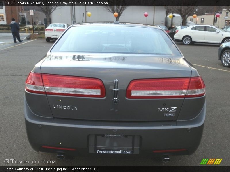 Sterling Gray Metallic / Dark Charcoal 2012 Lincoln MKZ AWD