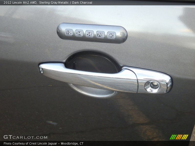 Sterling Gray Metallic / Dark Charcoal 2012 Lincoln MKZ AWD