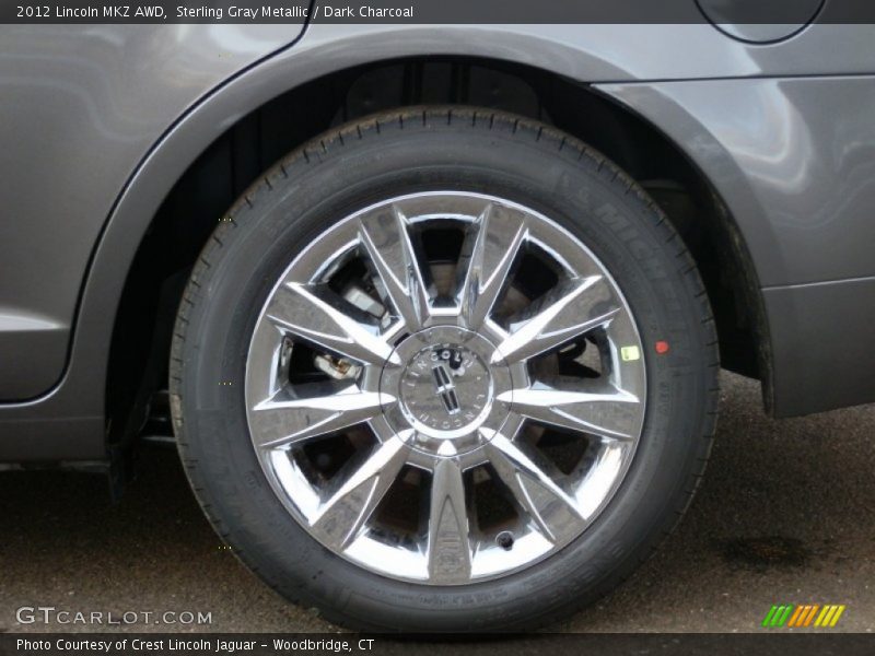 Sterling Gray Metallic / Dark Charcoal 2012 Lincoln MKZ AWD
