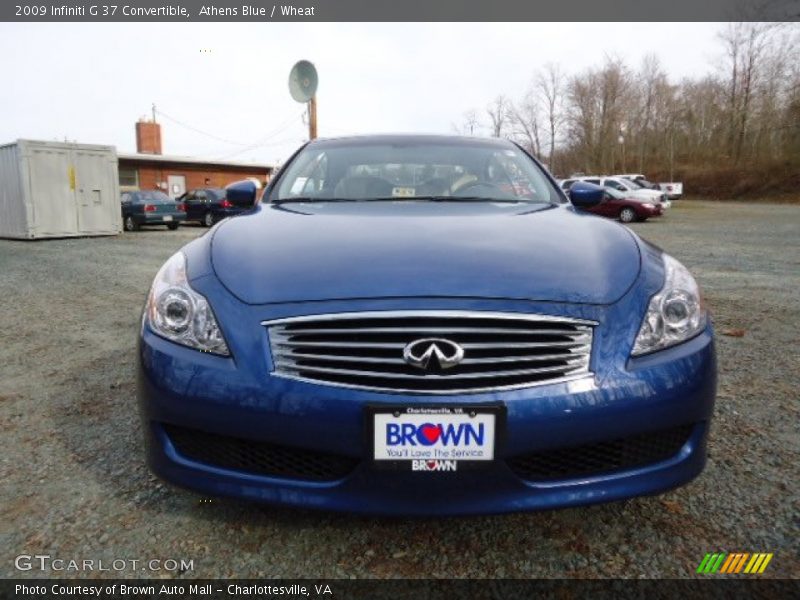 Athens Blue / Wheat 2009 Infiniti G 37 Convertible