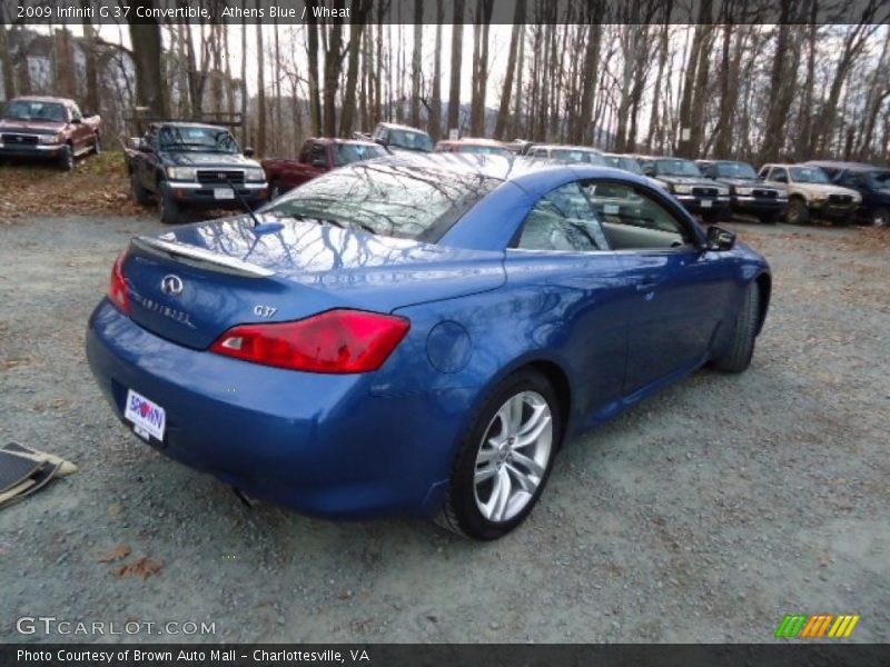 Athens Blue / Wheat 2009 Infiniti G 37 Convertible