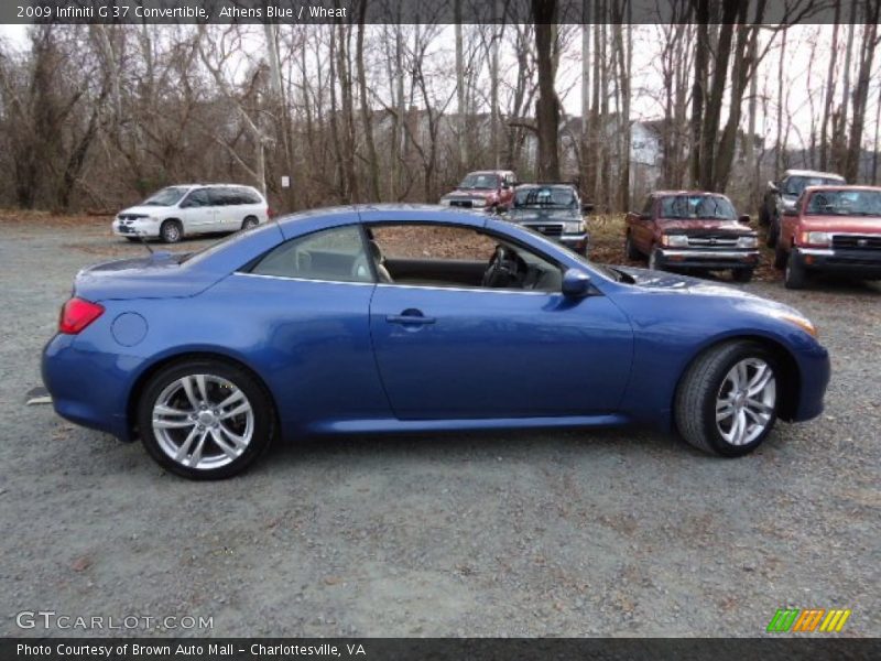 Athens Blue / Wheat 2009 Infiniti G 37 Convertible