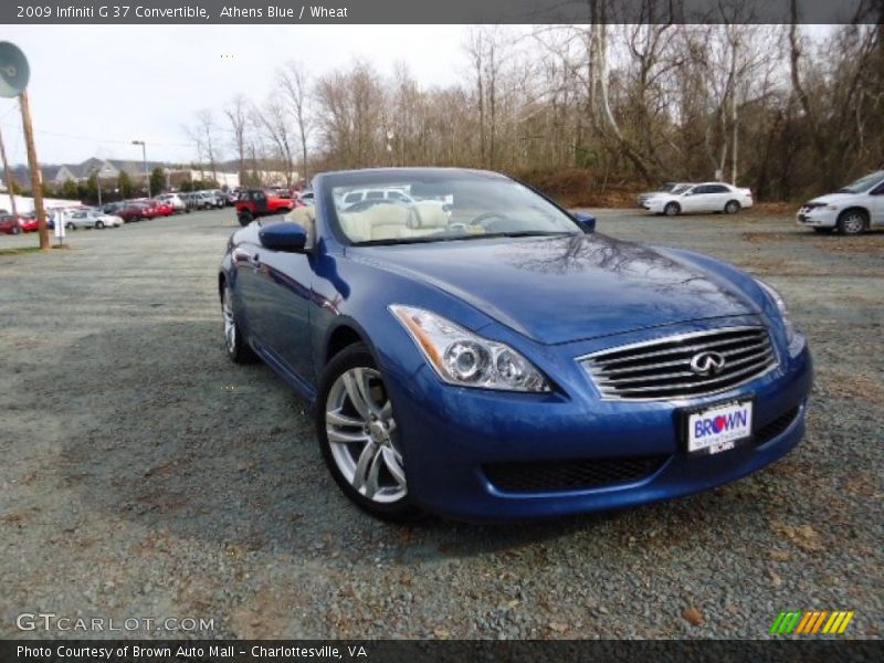 Athens Blue / Wheat 2009 Infiniti G 37 Convertible