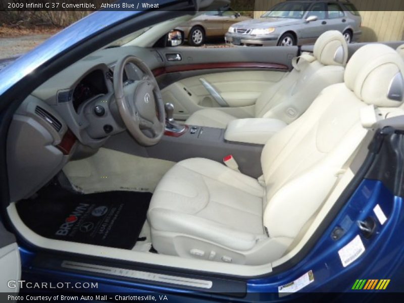 Athens Blue / Wheat 2009 Infiniti G 37 Convertible